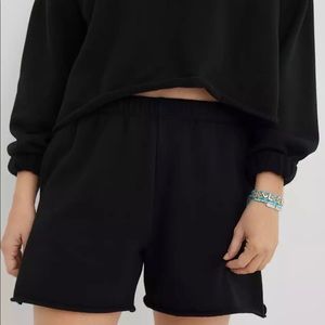 Aerie Real Good Fleece-Of-Mind High Waisted Short